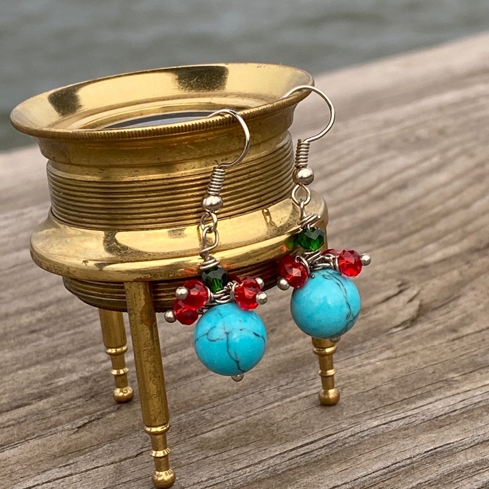 3 for $35🌈Handmade Earrings Artisan Bead Dangle